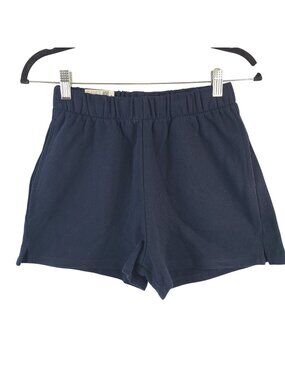 NEW Garage Soft Terry Low-Rise 80s Shorts Mariana Blue - TP/XS